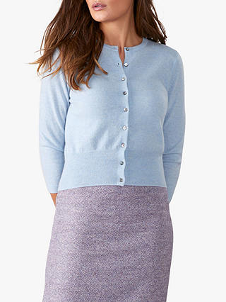 Pure Collection Cashmere Cropped Cashmere Cardigan