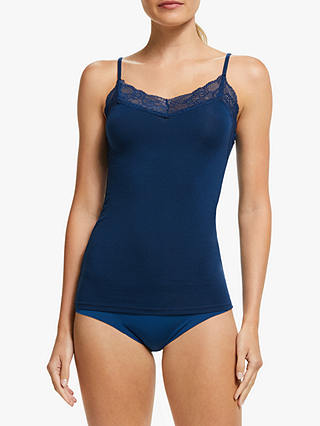 John Lewis & Partners Heat Generating Thermal Lace Trim Camisole