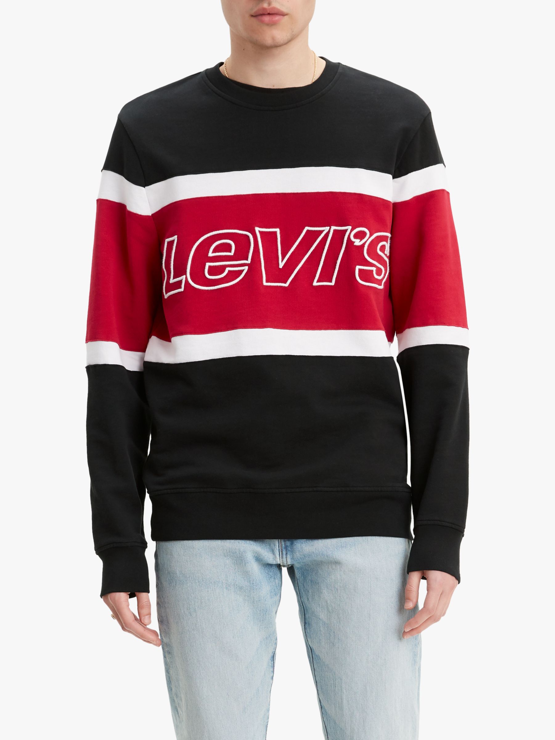 Levi's Pieced Logo Crew Sweatshirt, Multi