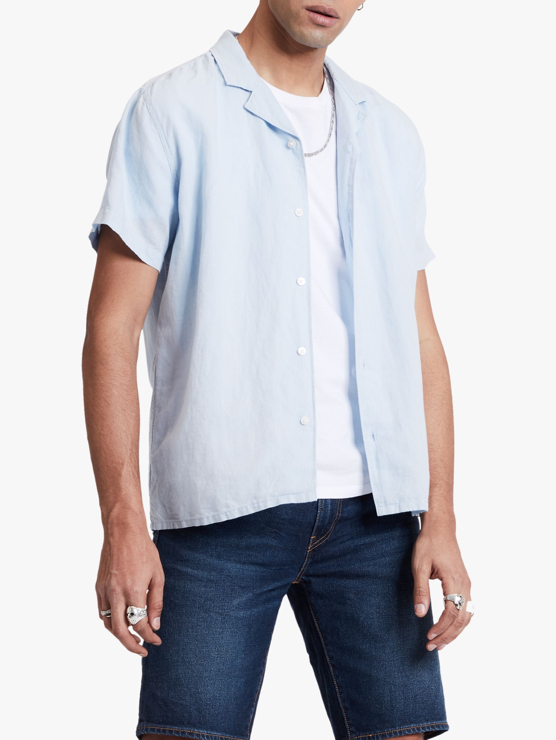 Levi's Cubano Linen Cotton Shirt, Skyway