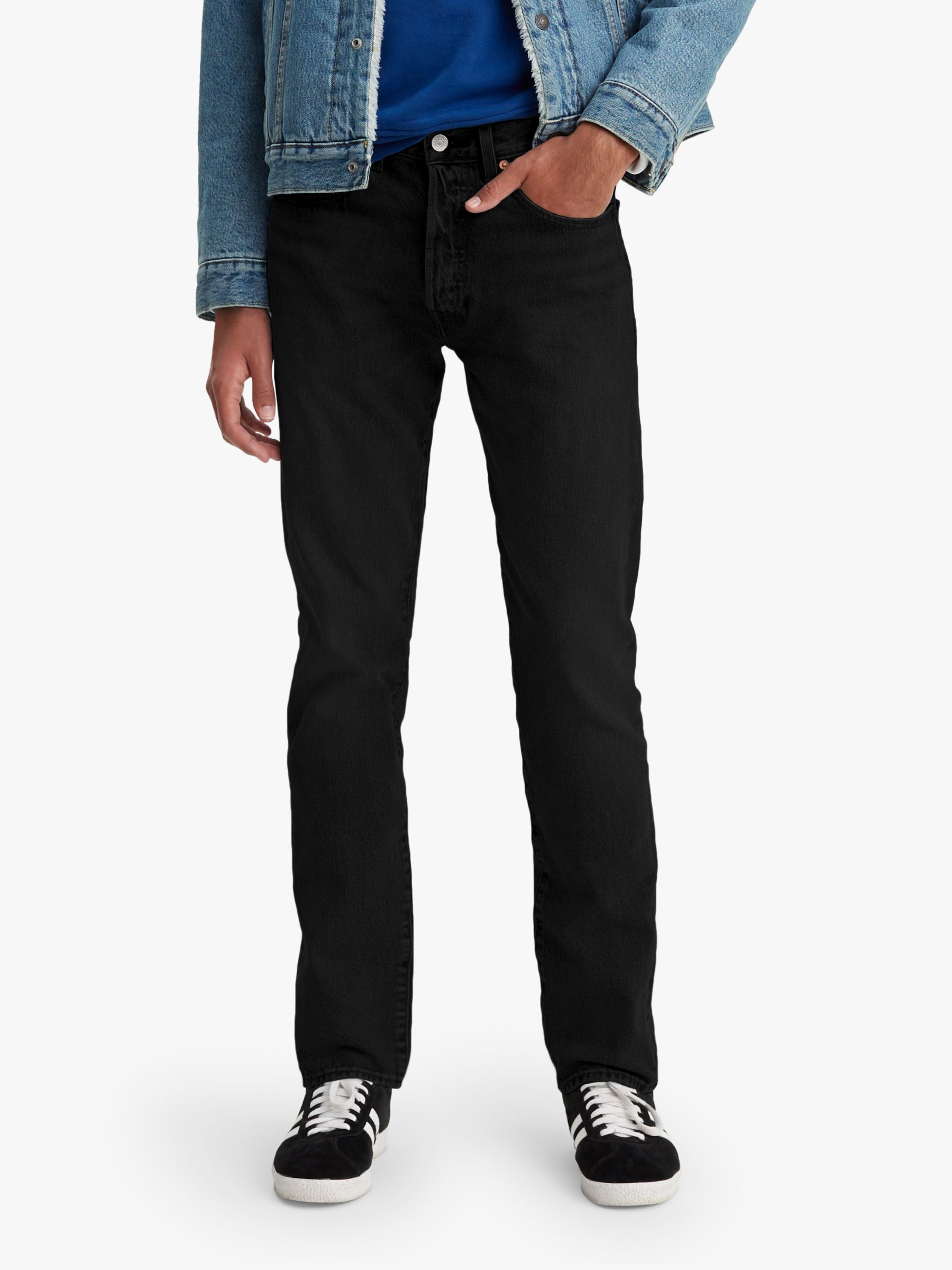 Levi's 501 Slim Tapered Jeans, Black