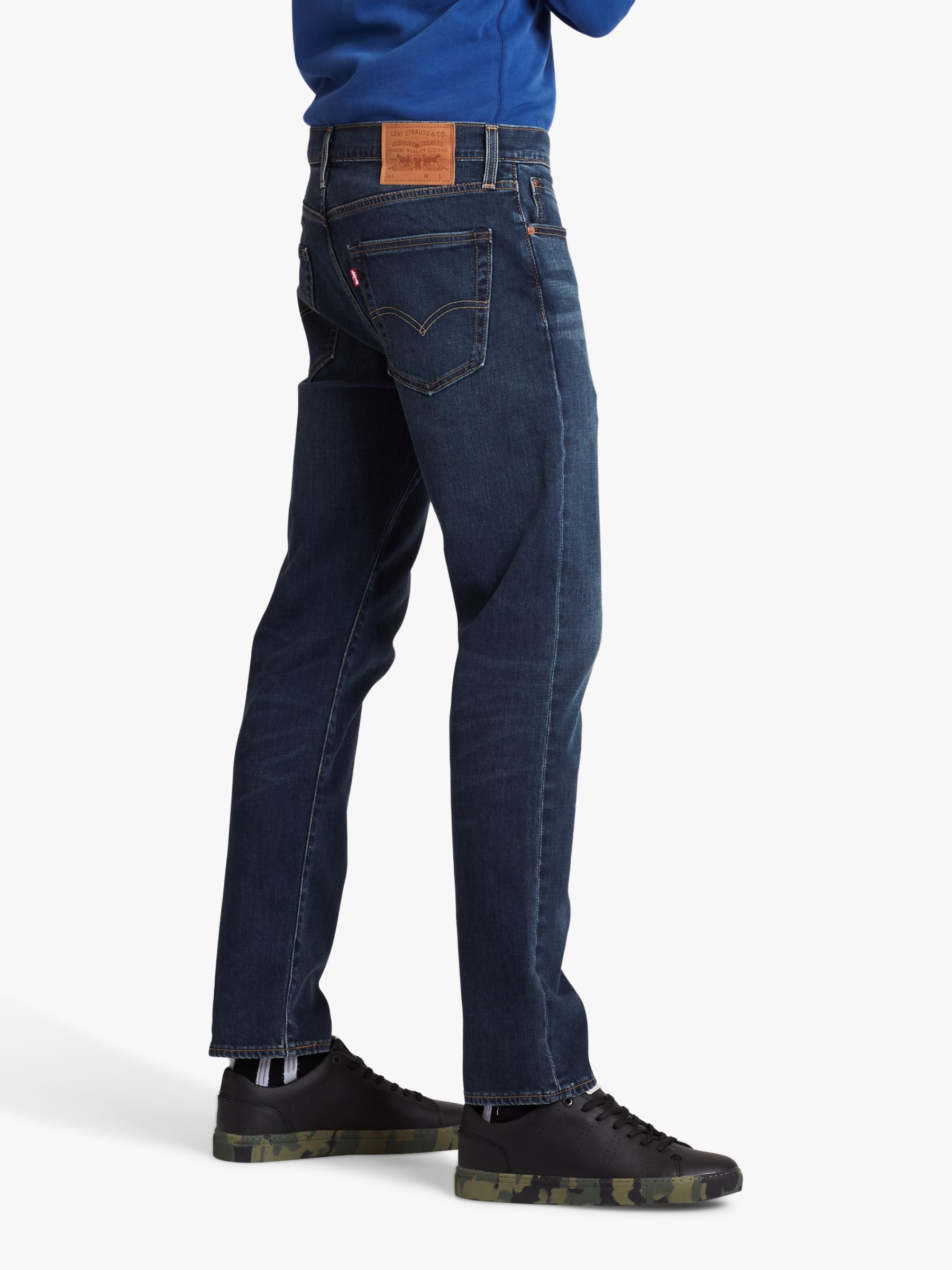 Levi's 502 Regular Tapered Jeans, Adriatic Adapt at John Lewis & Partners