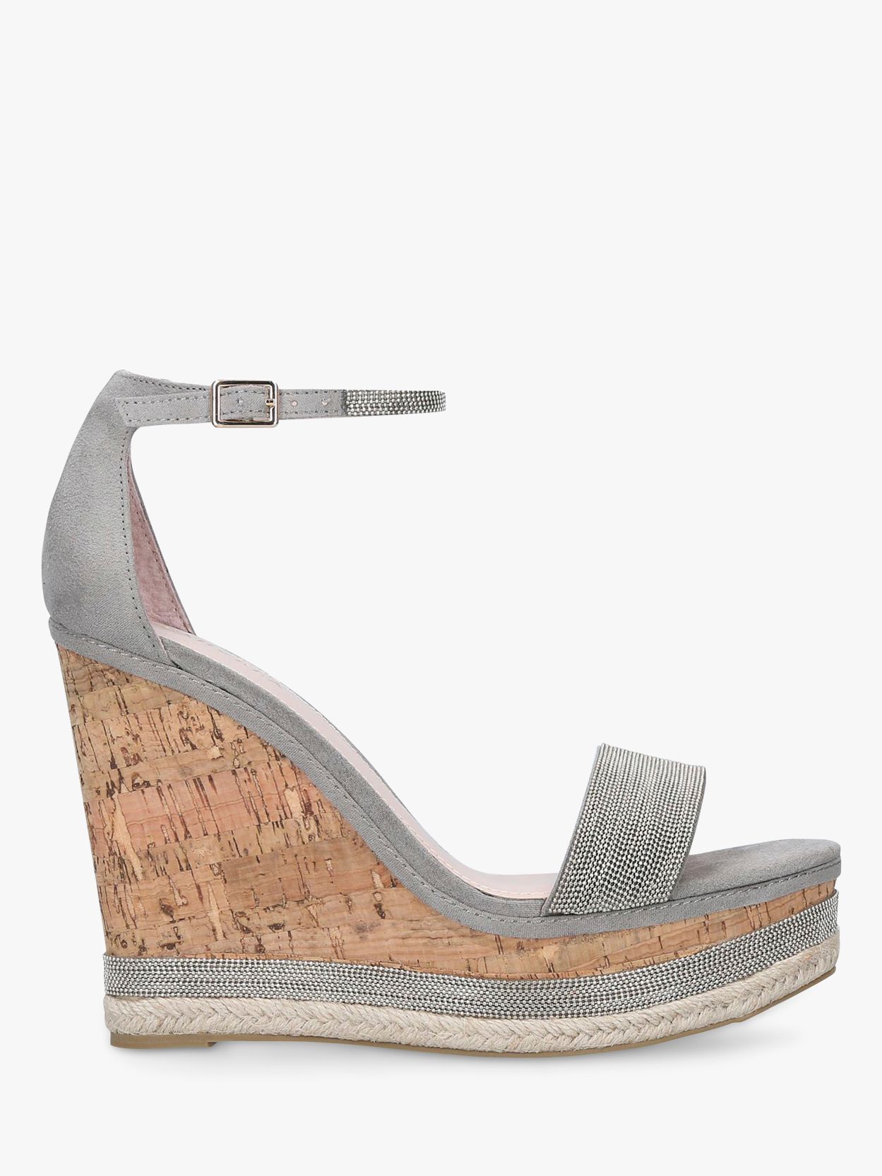 grey wedge shoes