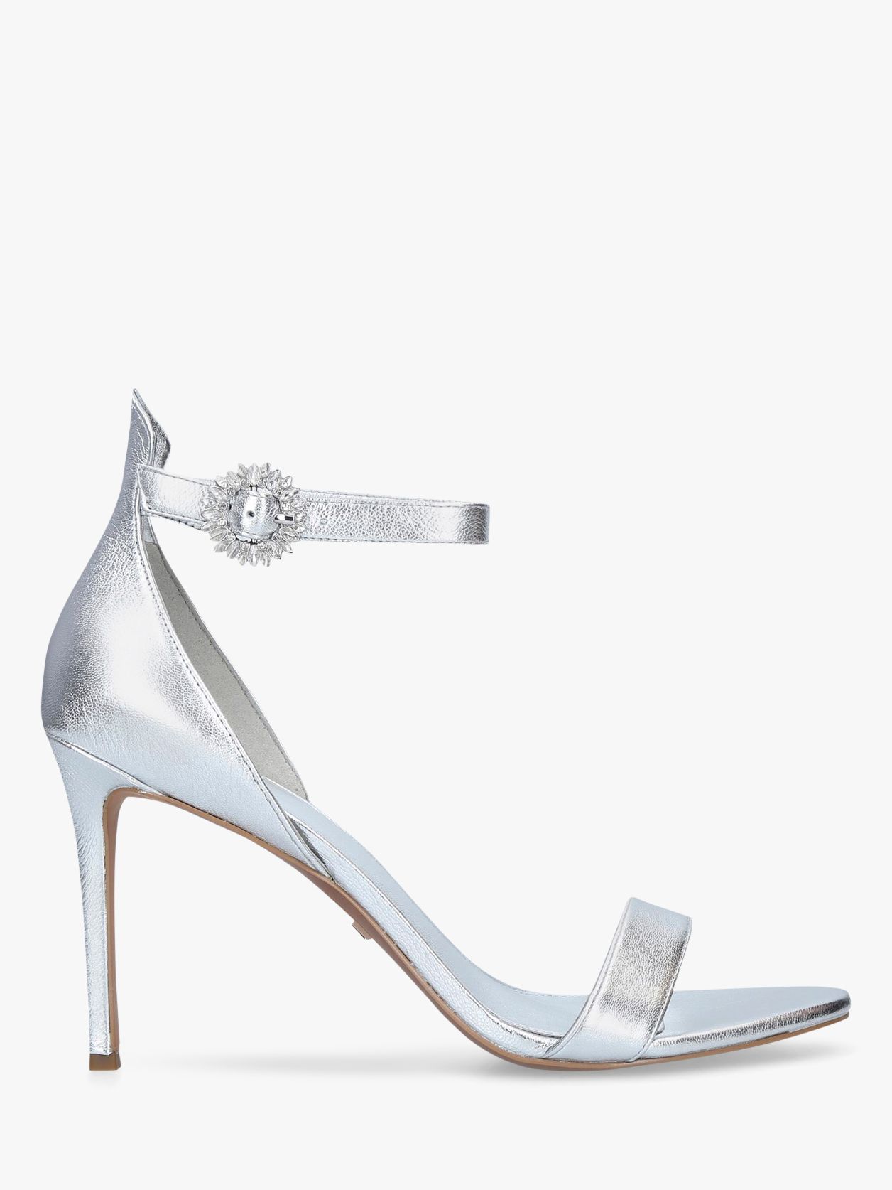 michael kors silver high heels