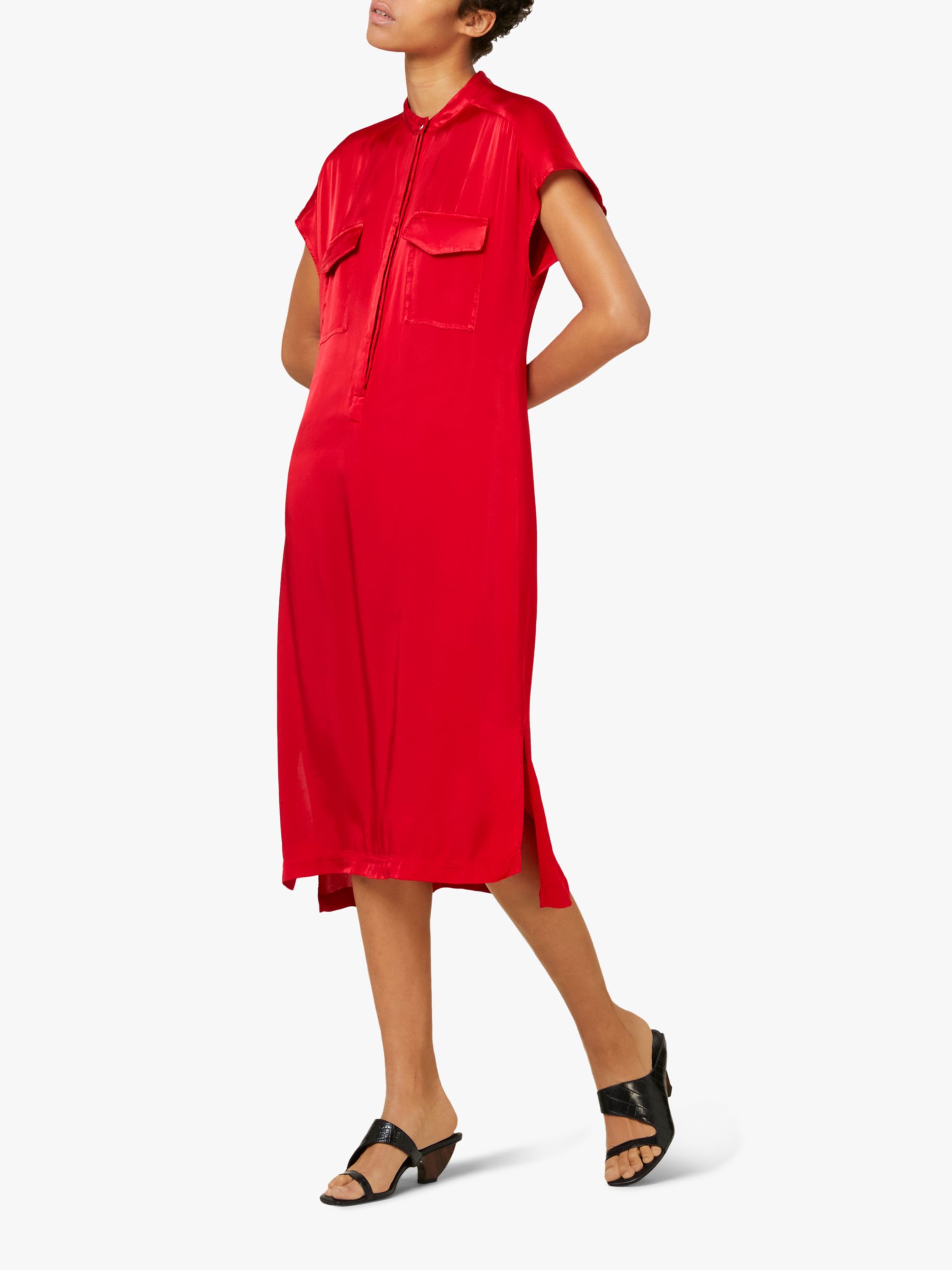 Finery Macie Dress, Red at John Lewis & Partners