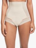 John Lewis Rae Firm Control High Waist Briefs, Almond