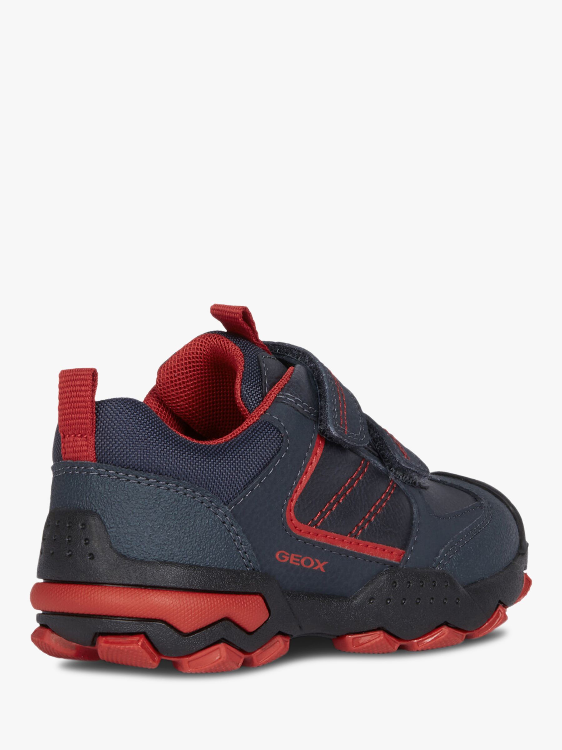 Geox Children's Buller Shoes, Navy/Dark Red