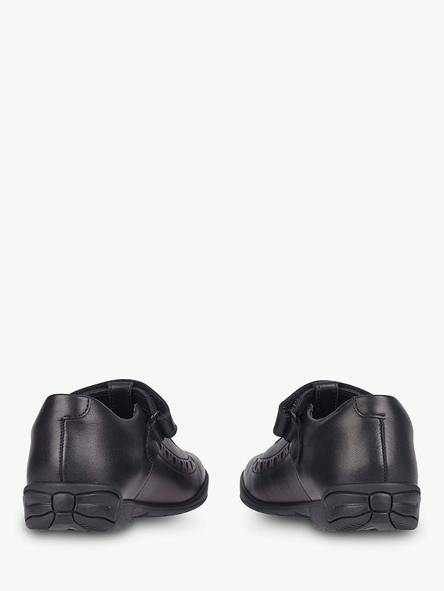 Start-Rite Kids' Leapfrog Riptape Leather Shoes, Black