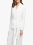 French Connection Angeline Sheer Belted Jacket, Summer White, Summer White
