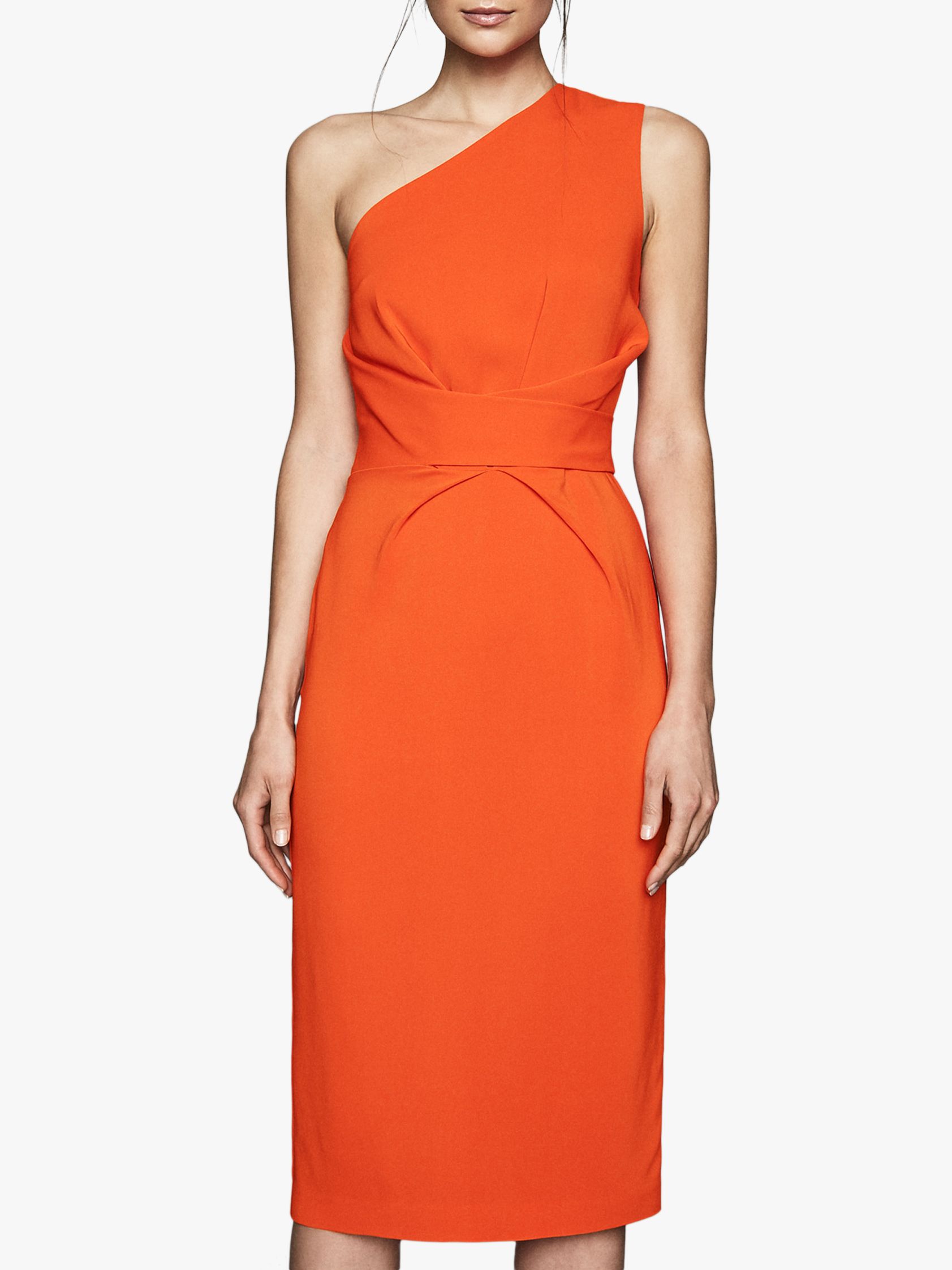 reiss orange dress