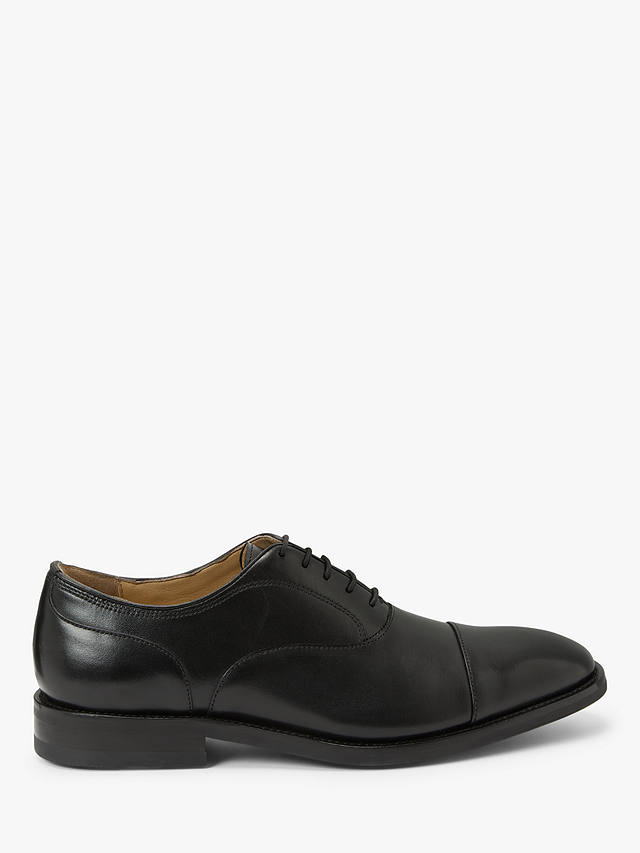 John Lewis Glympton Leather Oxford Shoes, Black