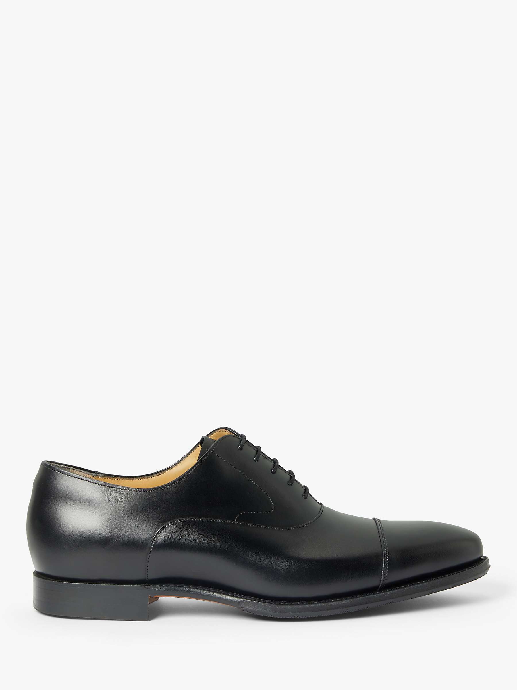 Buy Barker Tech Wright Leather Oxford Shoes, Black Online at johnlewis.com