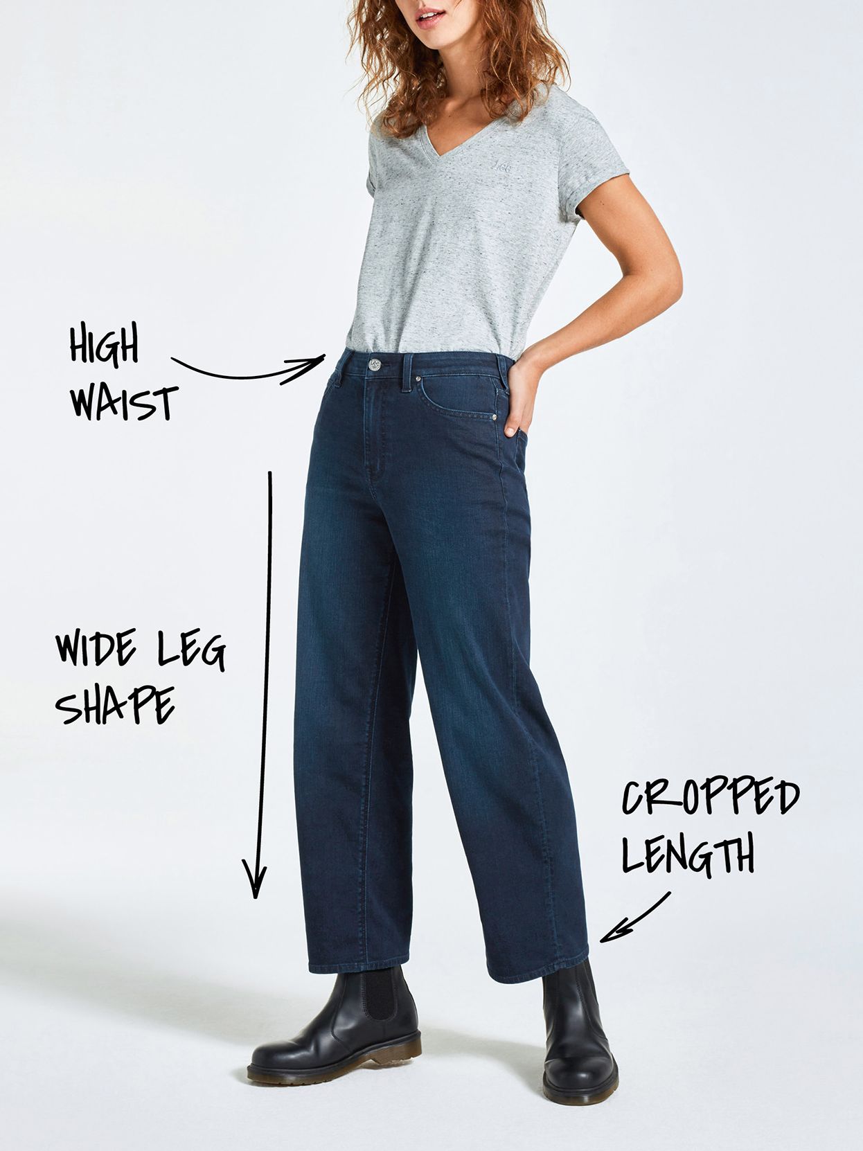 high waisted cord jeans