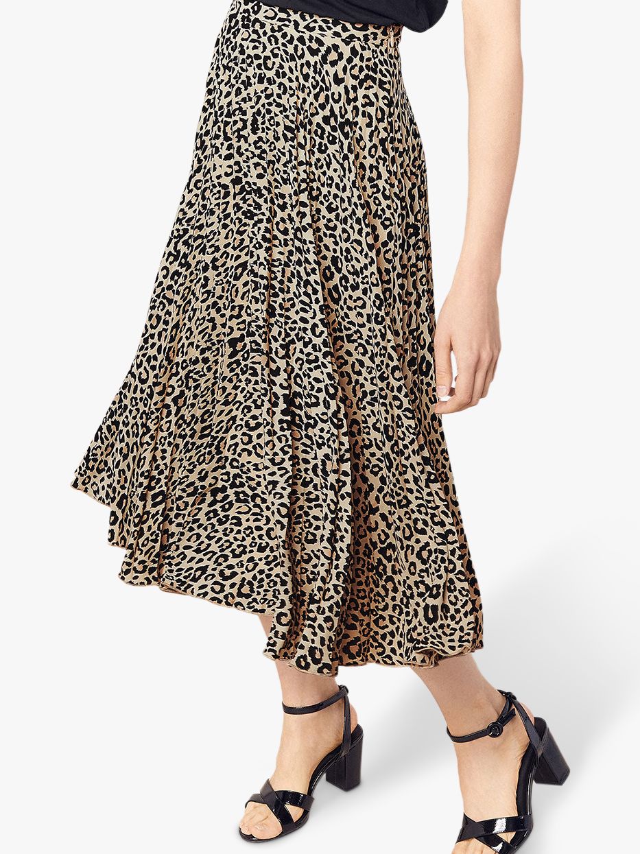 oasis leopard print skirt