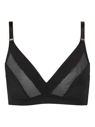 John Lewis Leah Non Wired Non Padded Bra, Black
