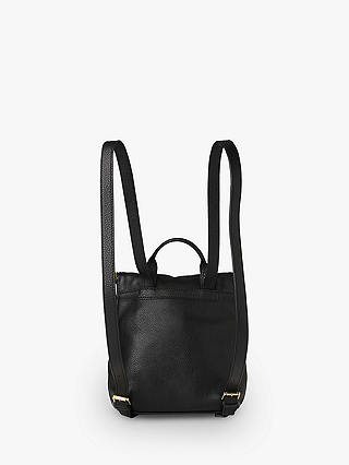 Whistles Mini Verity Leather Backpack, Black