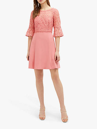 French Connection Whisper Ruth Round Neck Dress