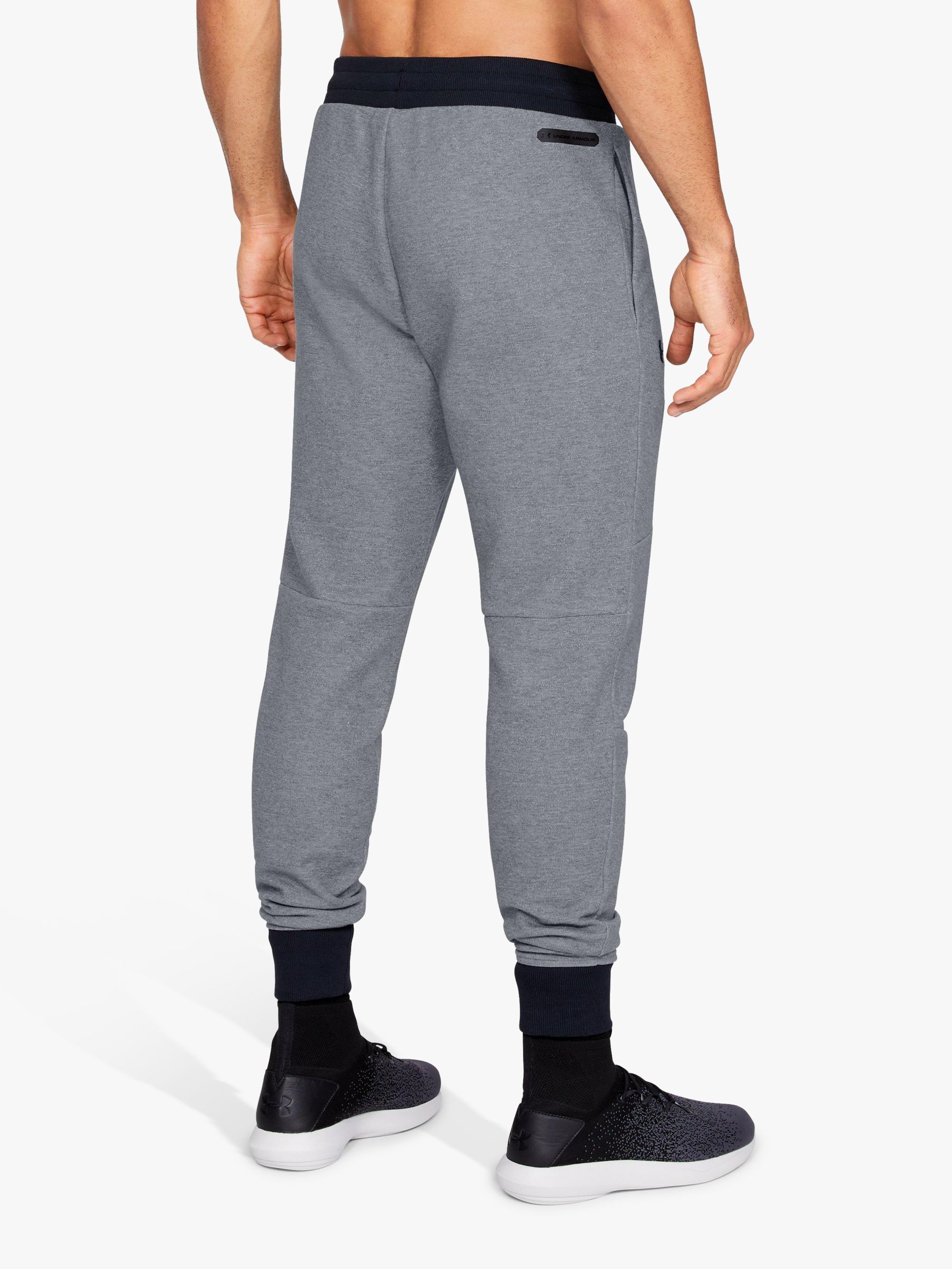 Under Armour Unstoppable Double Knit Joggers, Steel/Black