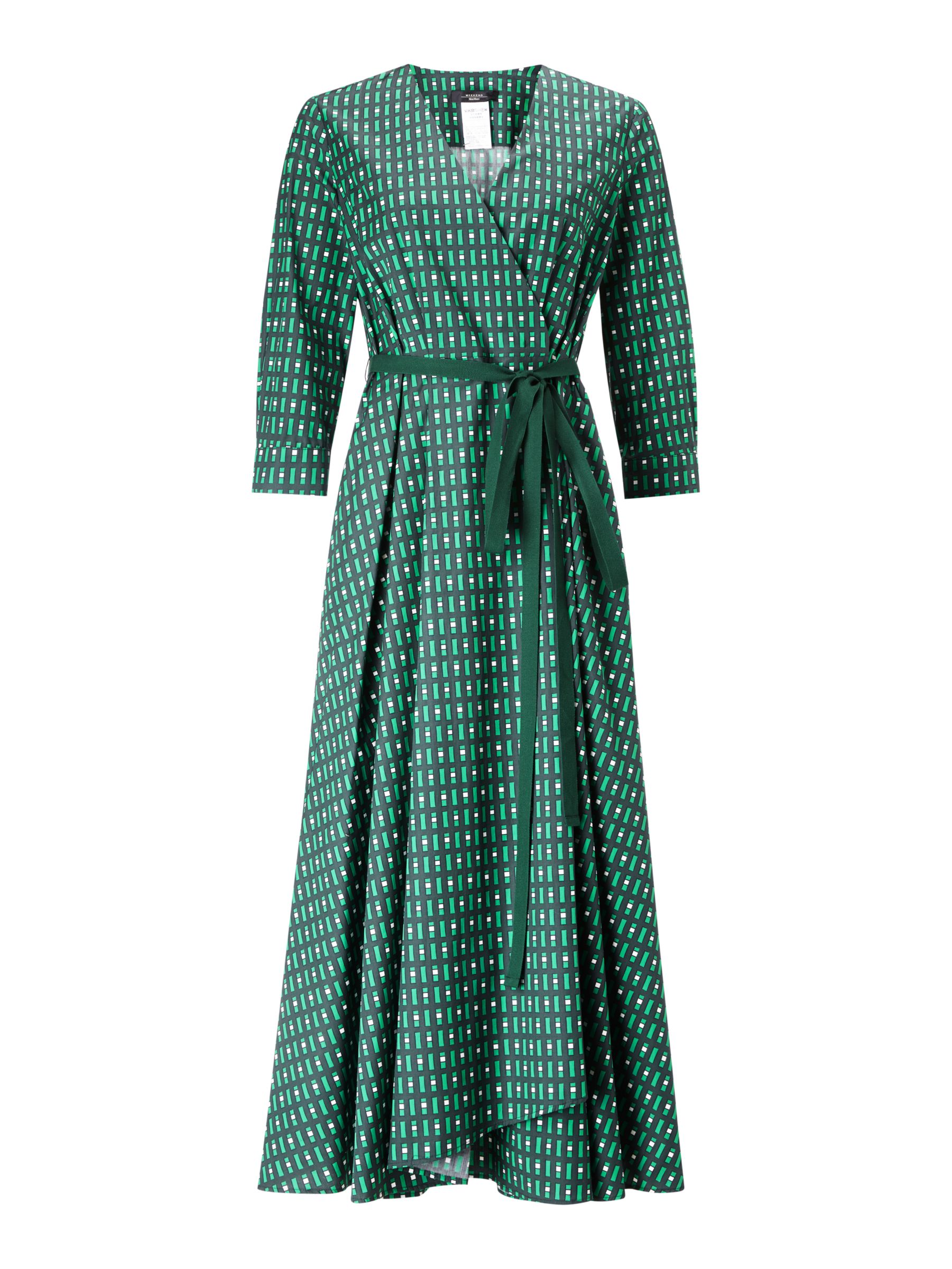 Weekend MaxMara Ravello Wrap Dress, Emerald