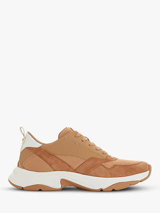 Dune Elexis Lace Up Contrast Panel Trainers