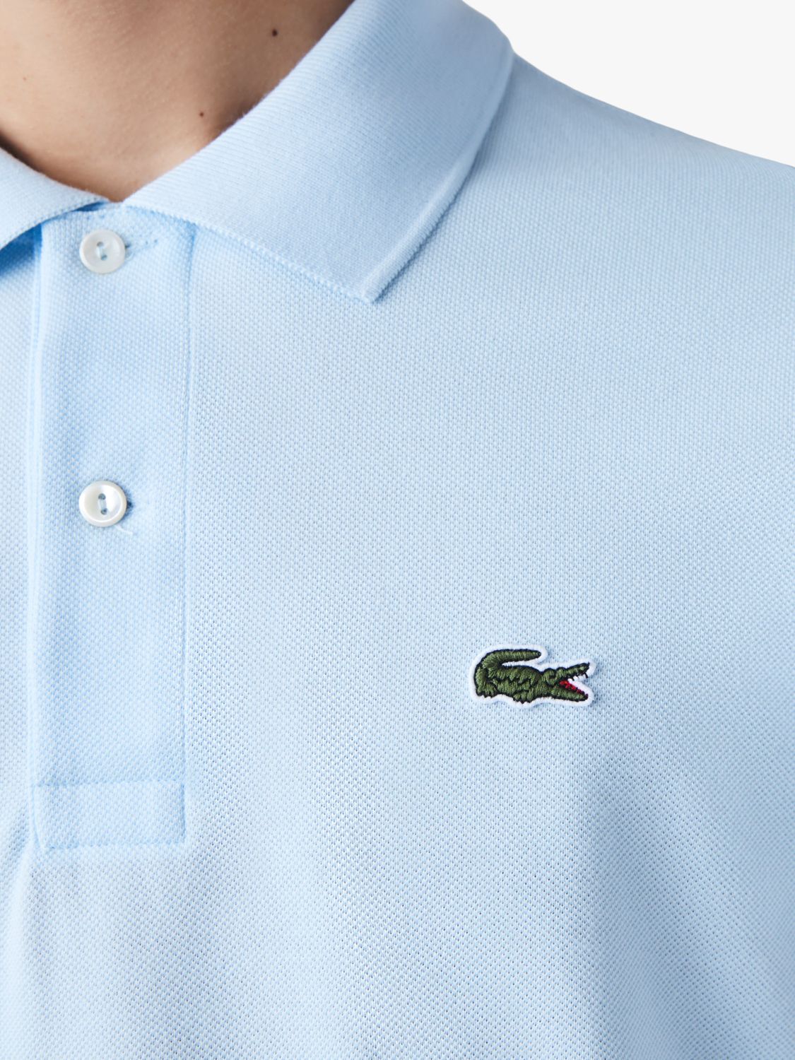 Lacoste Classic Fit Logo Polo Shirt, Blue, S