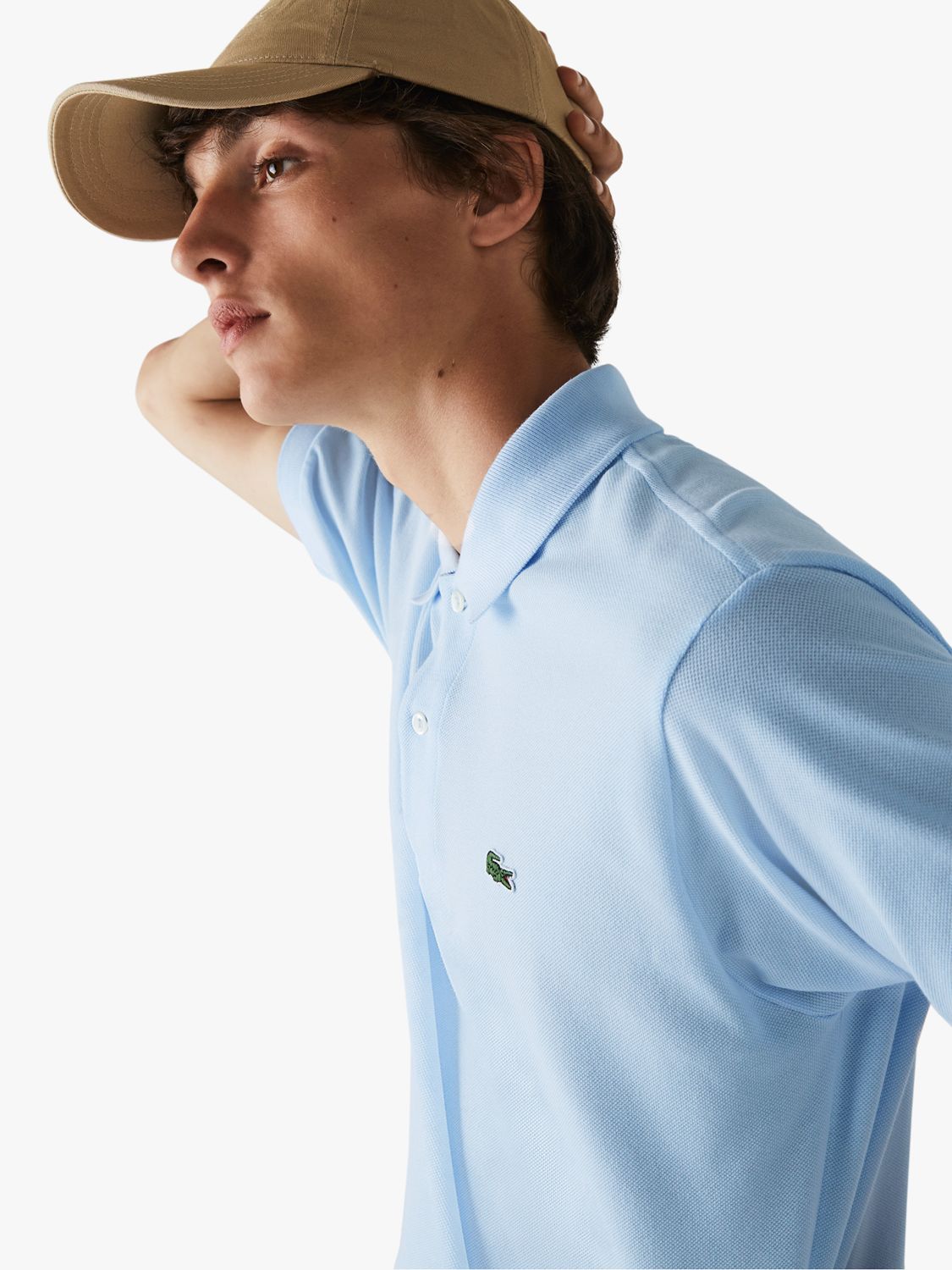 Lacoste Classic Fit Logo Polo Shirt, Blue, S