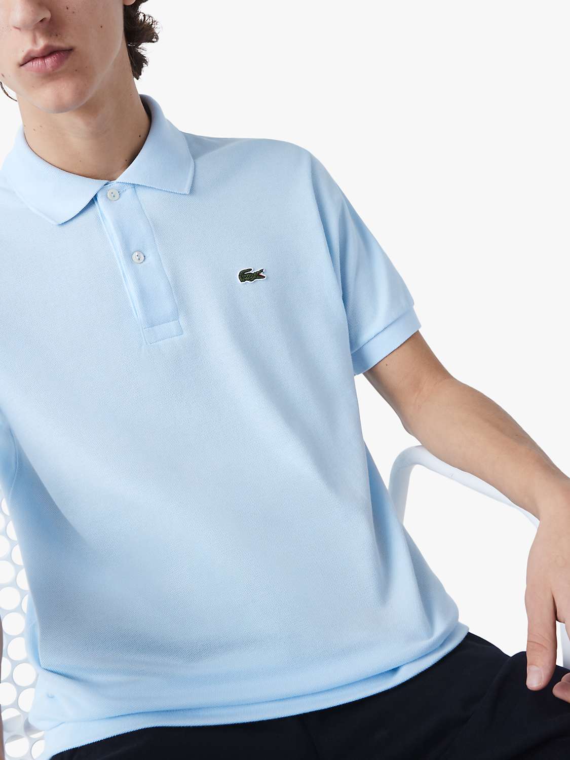 Buy Lacoste Classic Fit Logo Polo Shirt Online at johnlewis.com