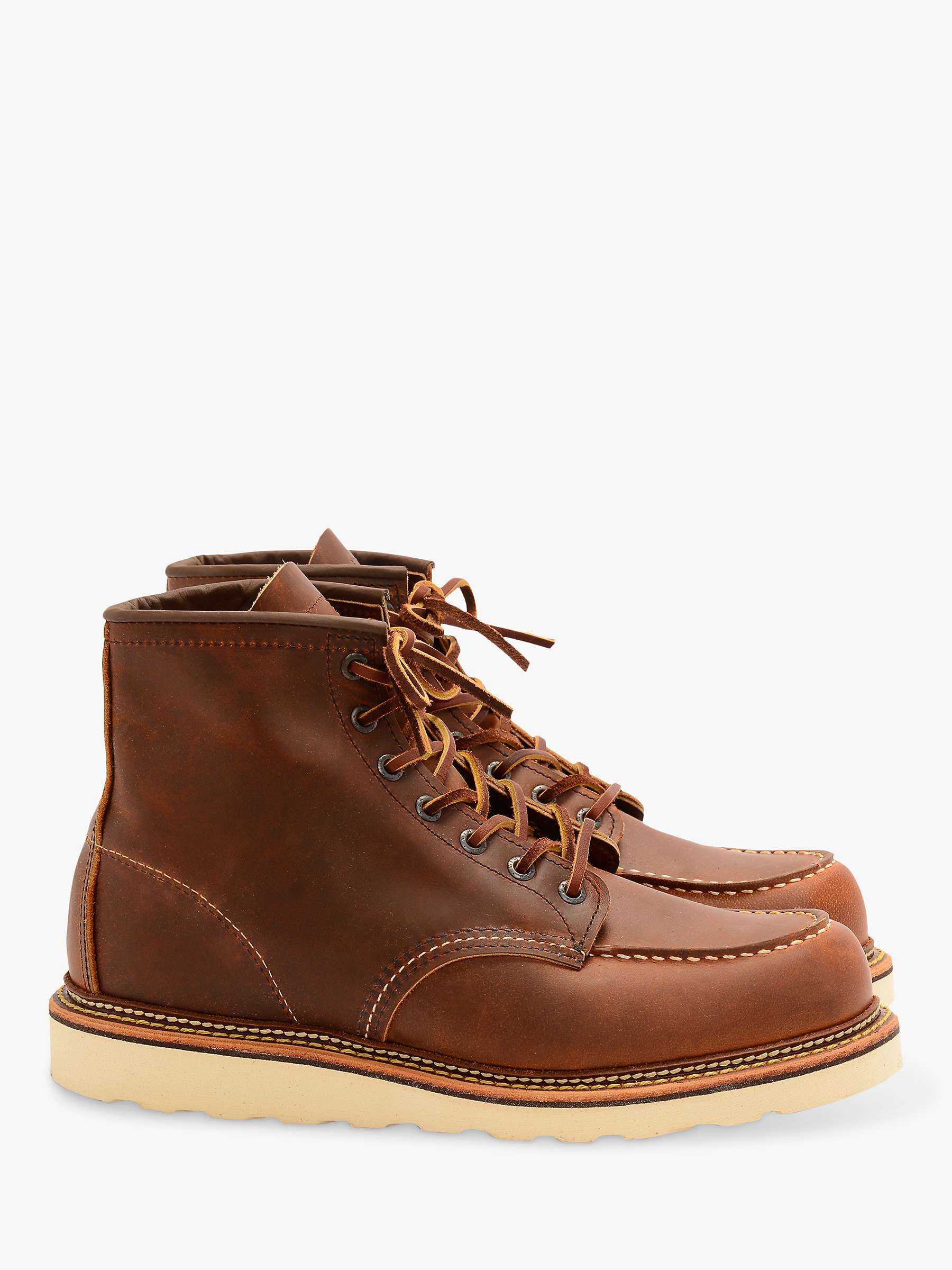 Buy Red Wing 1907 Classic Moc Toe Boots, Copper Online at johnlewis.com