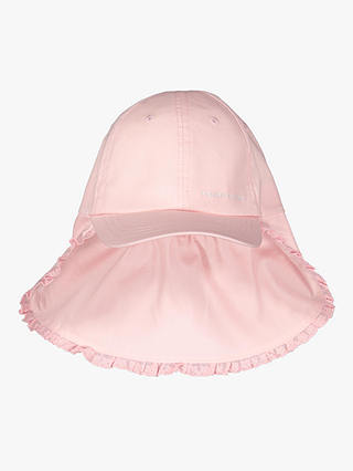 Polarn O. Pyret Baby Frill Trim Sun Hat, Pink