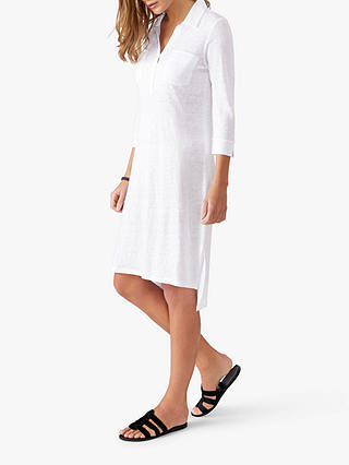 Pure Collection Linen Jersey Tunic Dress