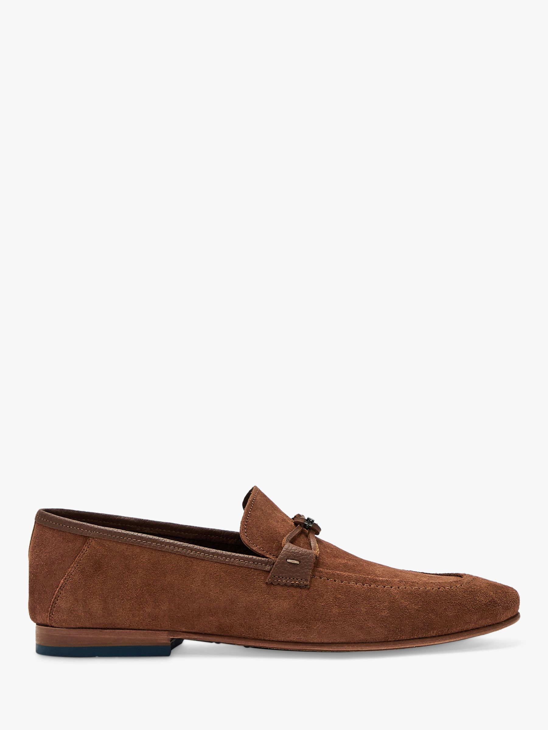 Ted Baker Siblac Suede Loafers, Tan at John Lewis & Partners