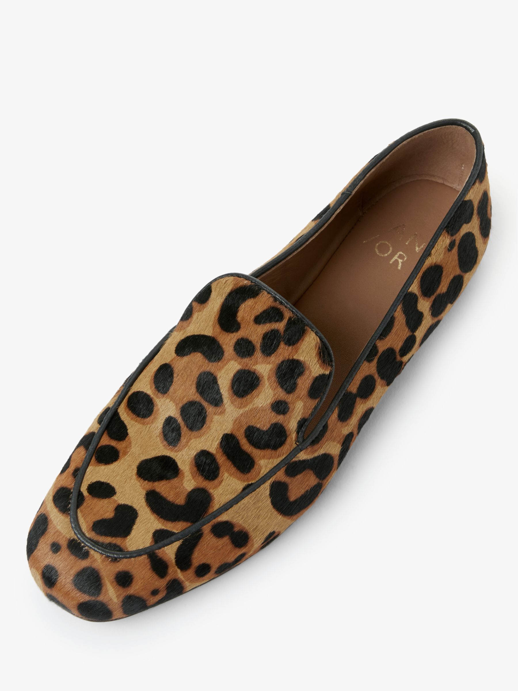 animal print loafer shoes