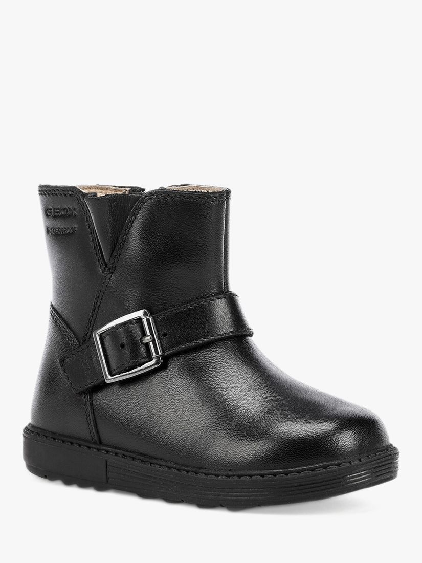 Buy Geox Kids' B Hynde Waterproof Boots, Black Online at johnlewis.com