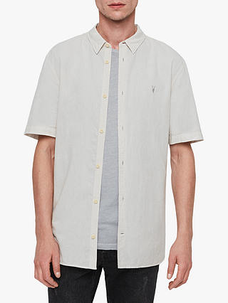 AllSaints Wayland Linen Blend Shirt