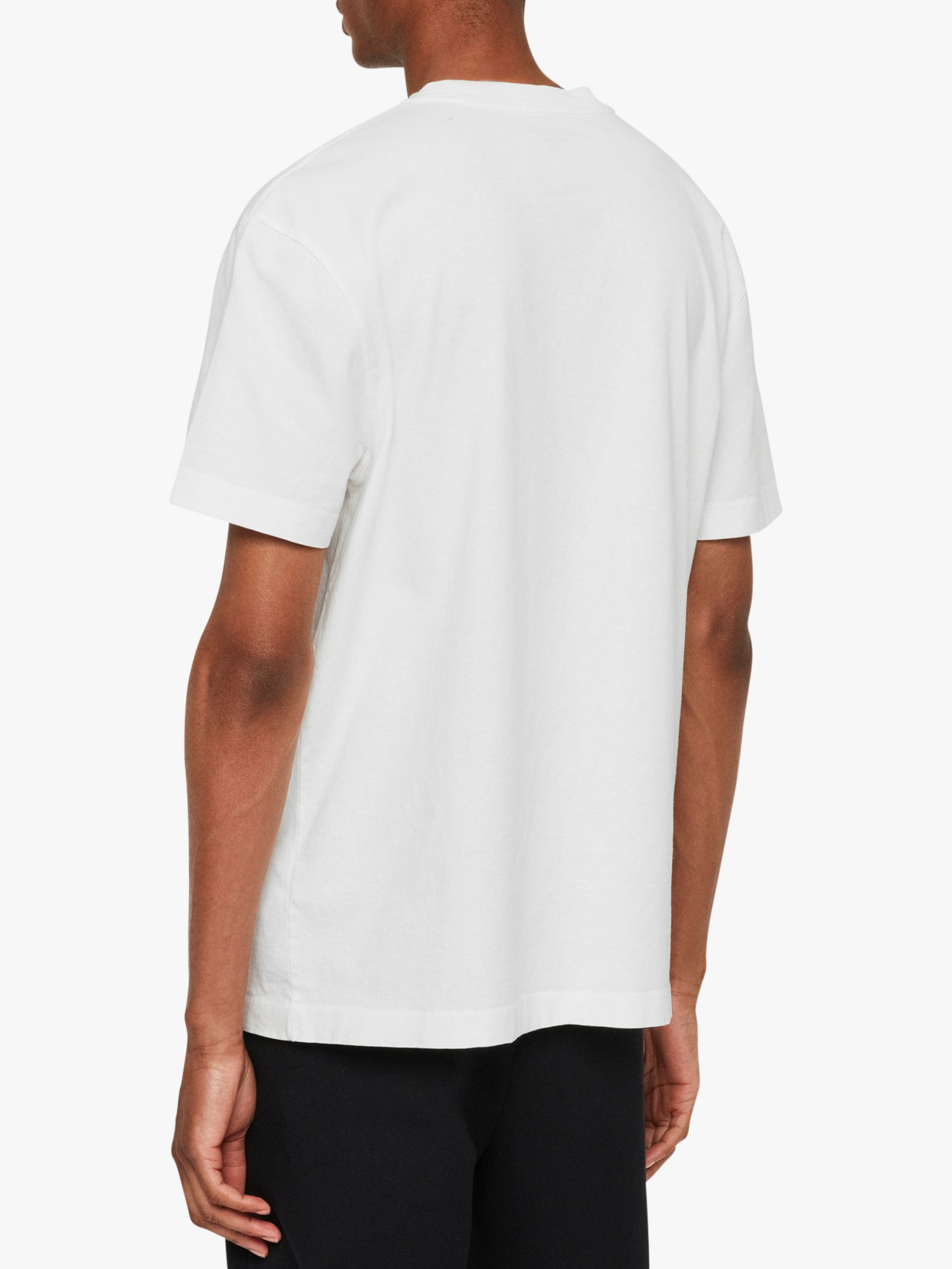 AllSaints Vival Crew T-Shirt, Chalk White