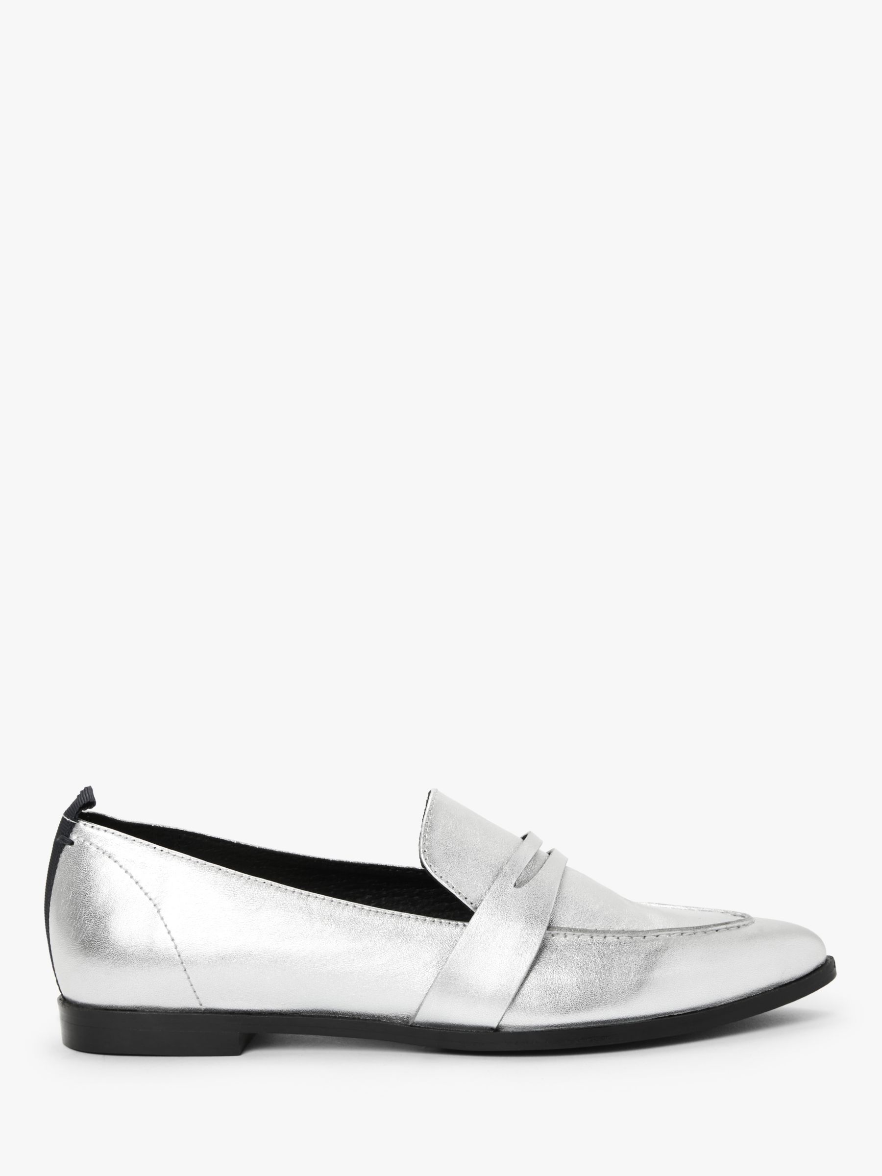 Kin Ginny Pointed Loafers, Silver