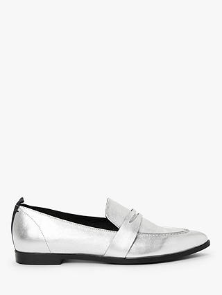Kin Ginny Pointed Loafers, Silver