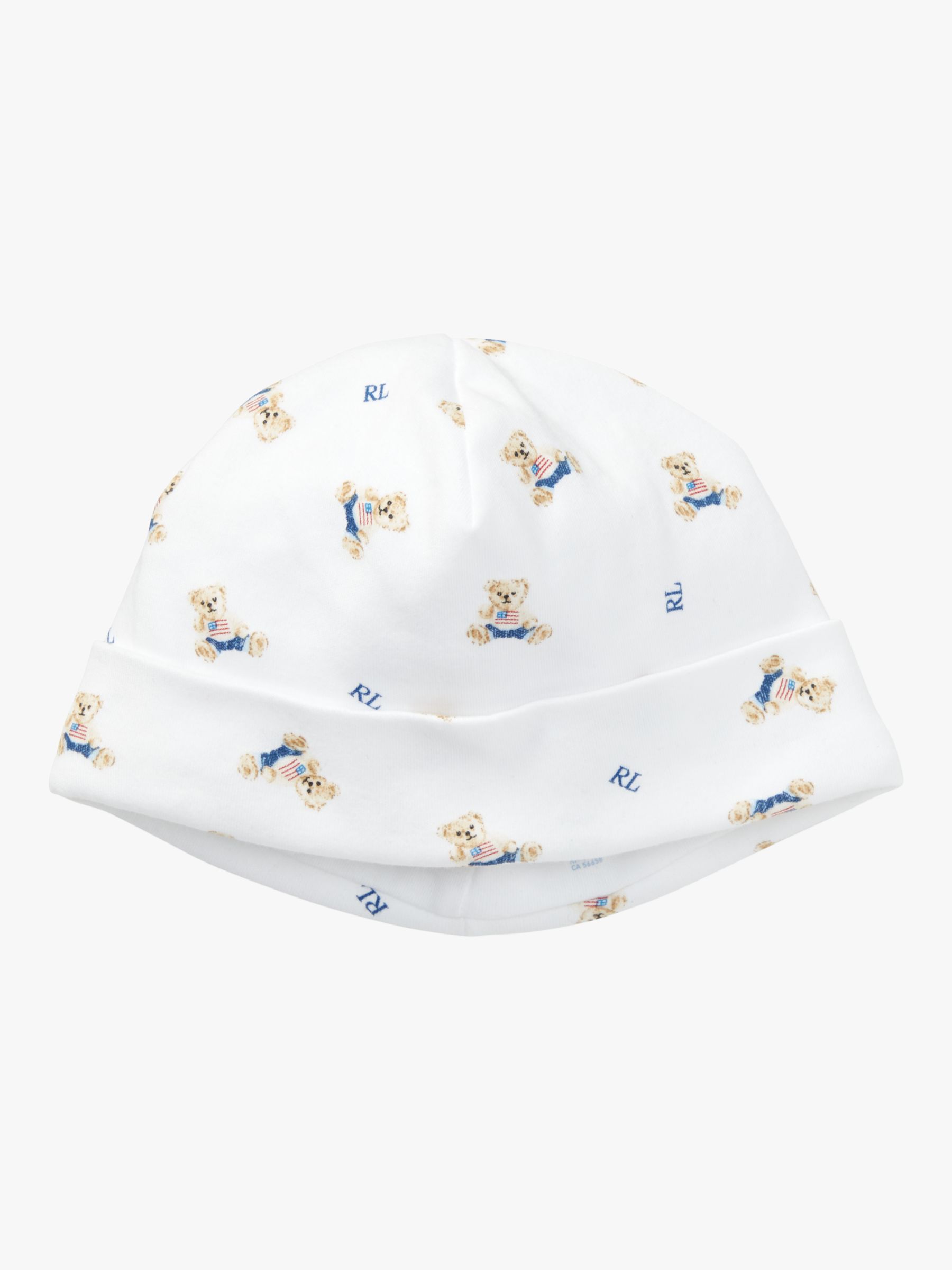 Polo Ralph Lauren Baby Bear Hat, White 