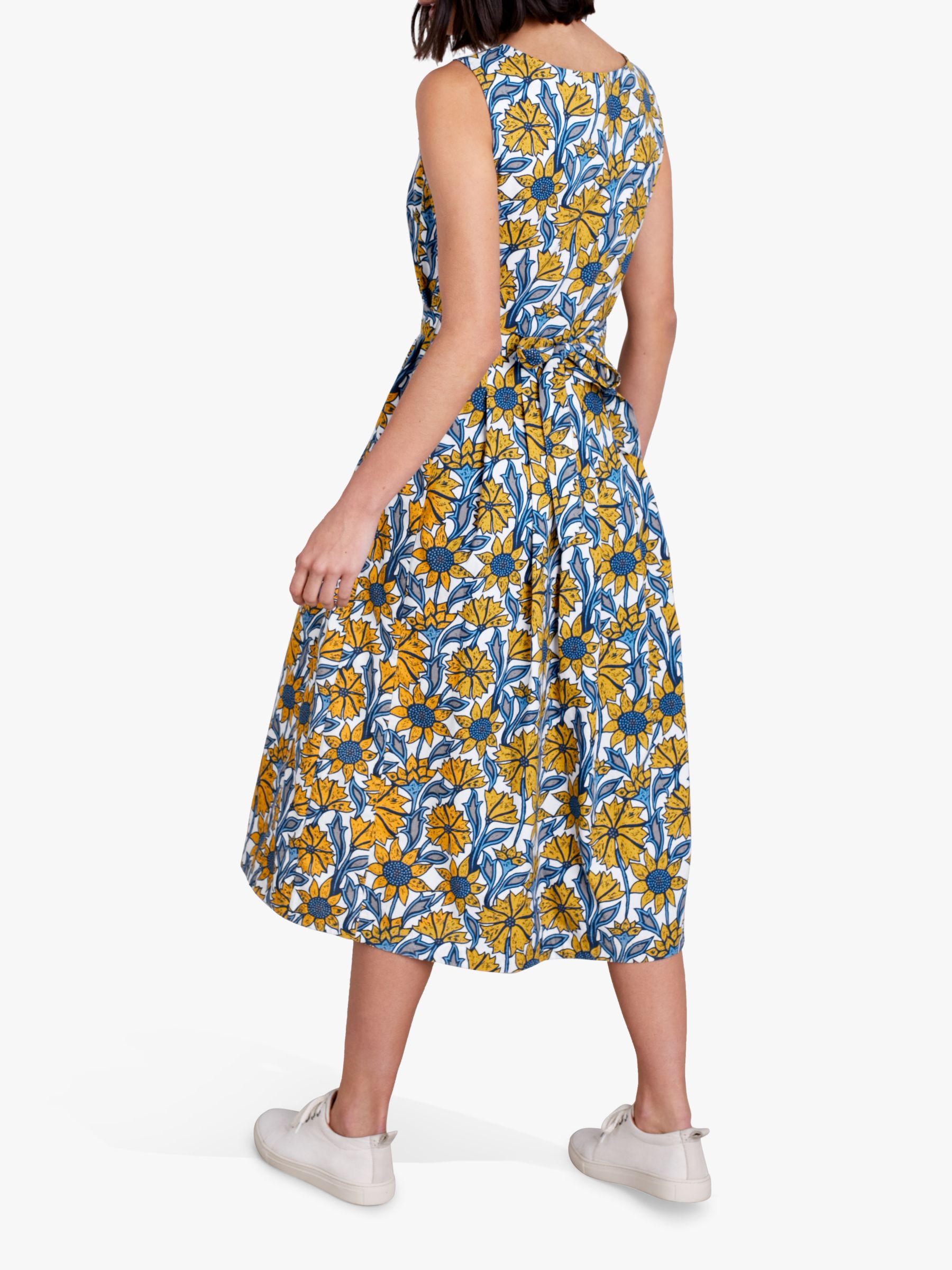 Seasalt Women's Dress - yellow Belle Fit-and-flare Midi Dress