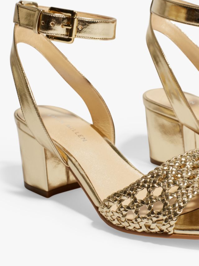 Karen millen woven heeled sandals sale