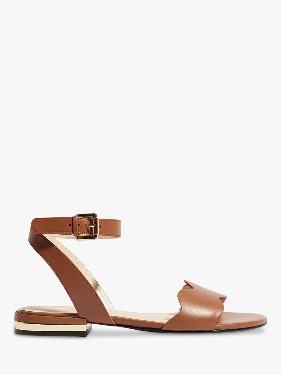 Karen Millen Low Block Heel Sandals at John Lewis & Partners