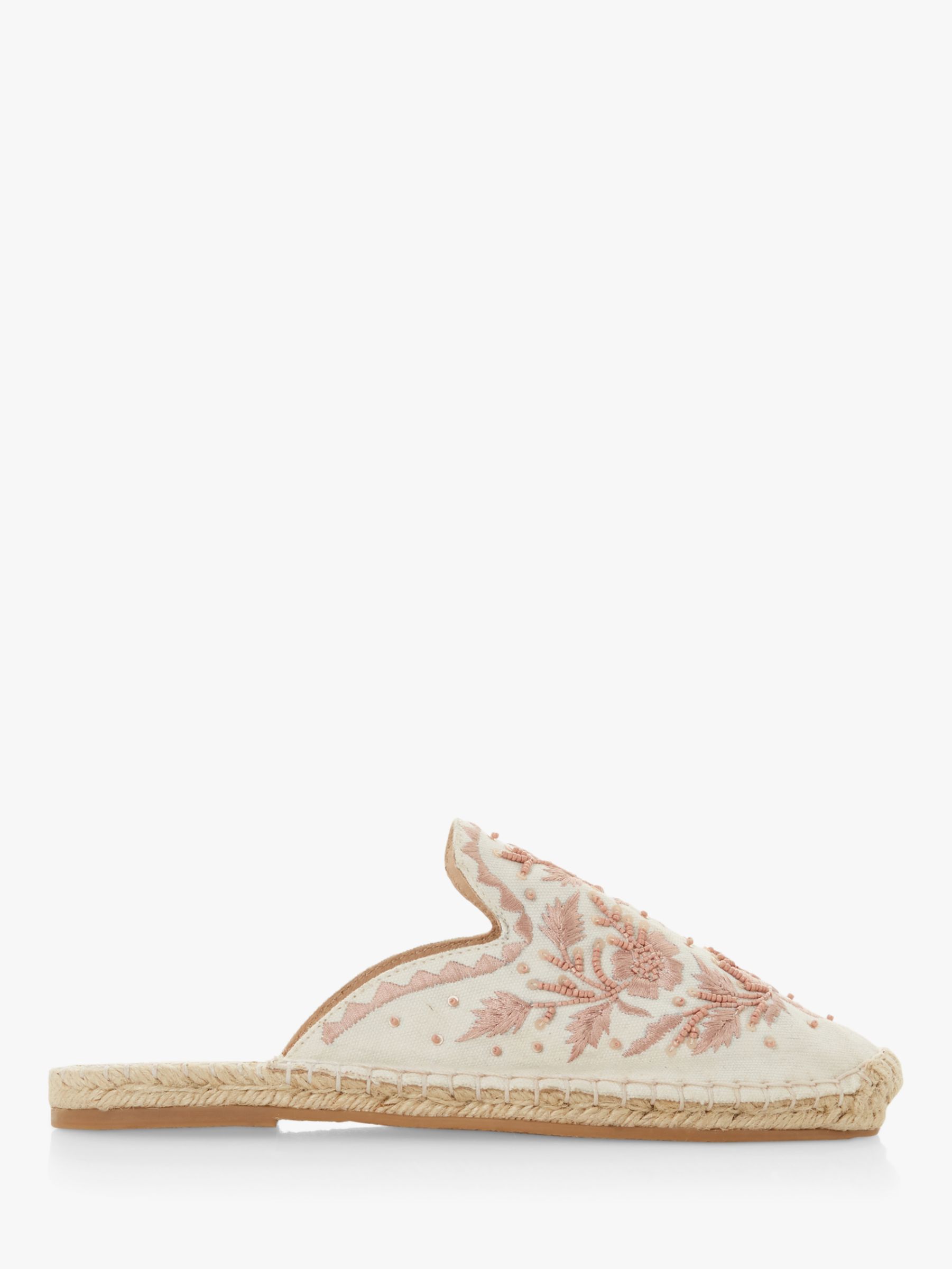 Bertie Goste Canvas Embellished Mules
