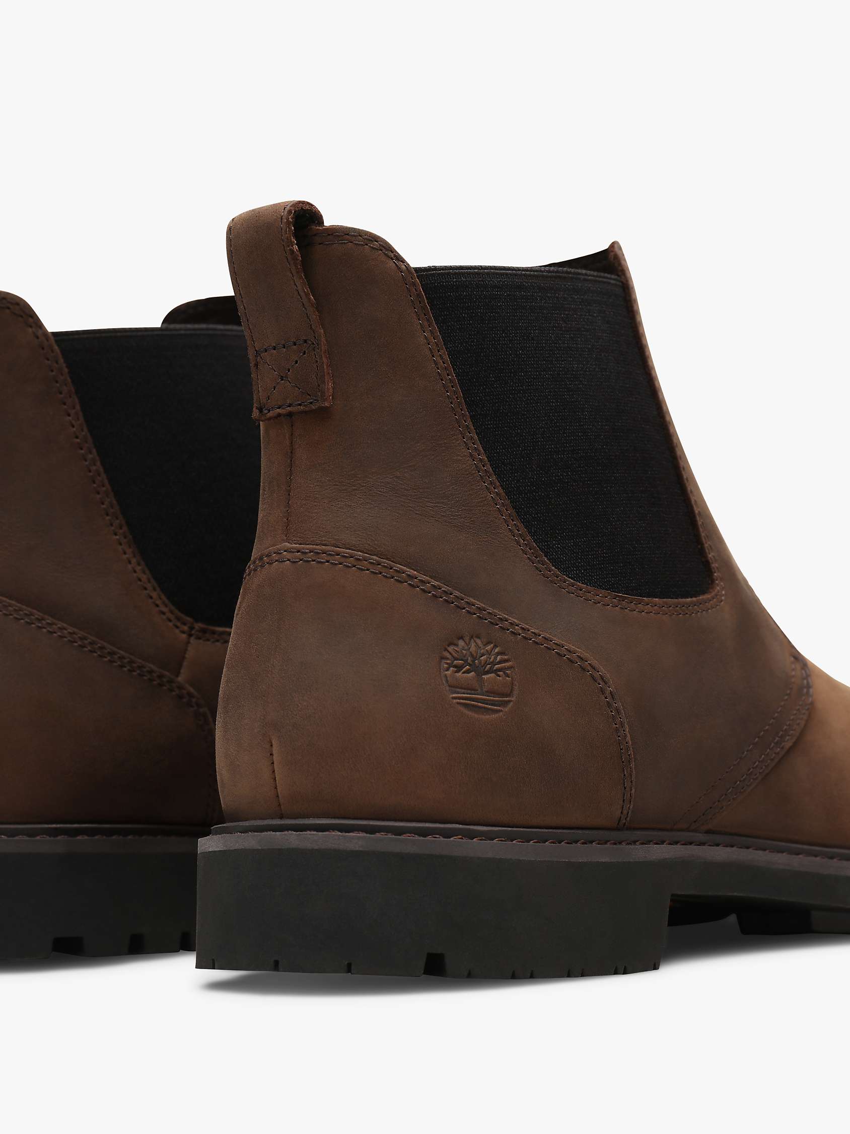 técnico Heredero cielo Timberland Stormbucks Waterproof Leather Chelsea Boots, Brown at John Lewis  & Partners