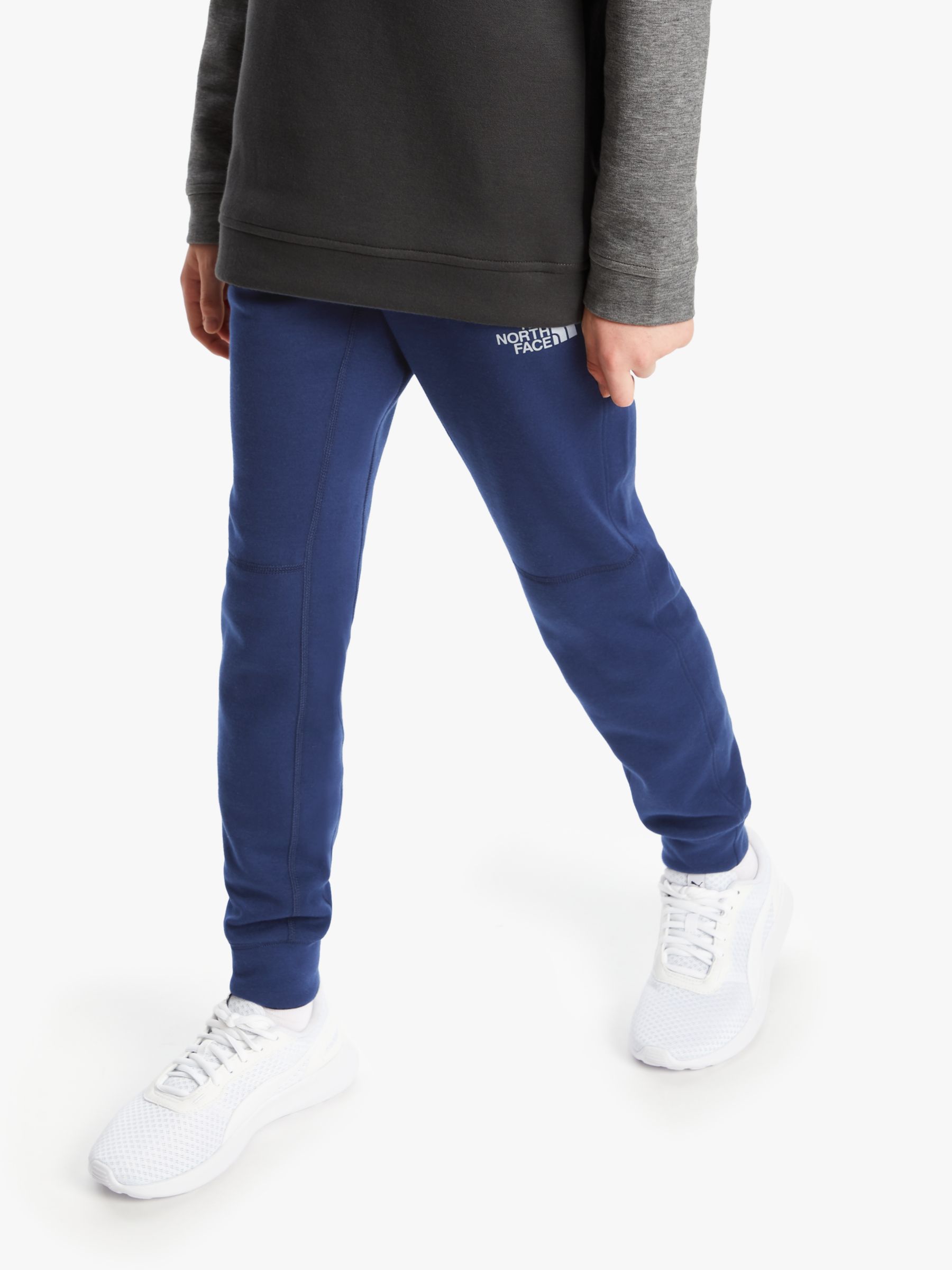 navy blue north face tracksuit