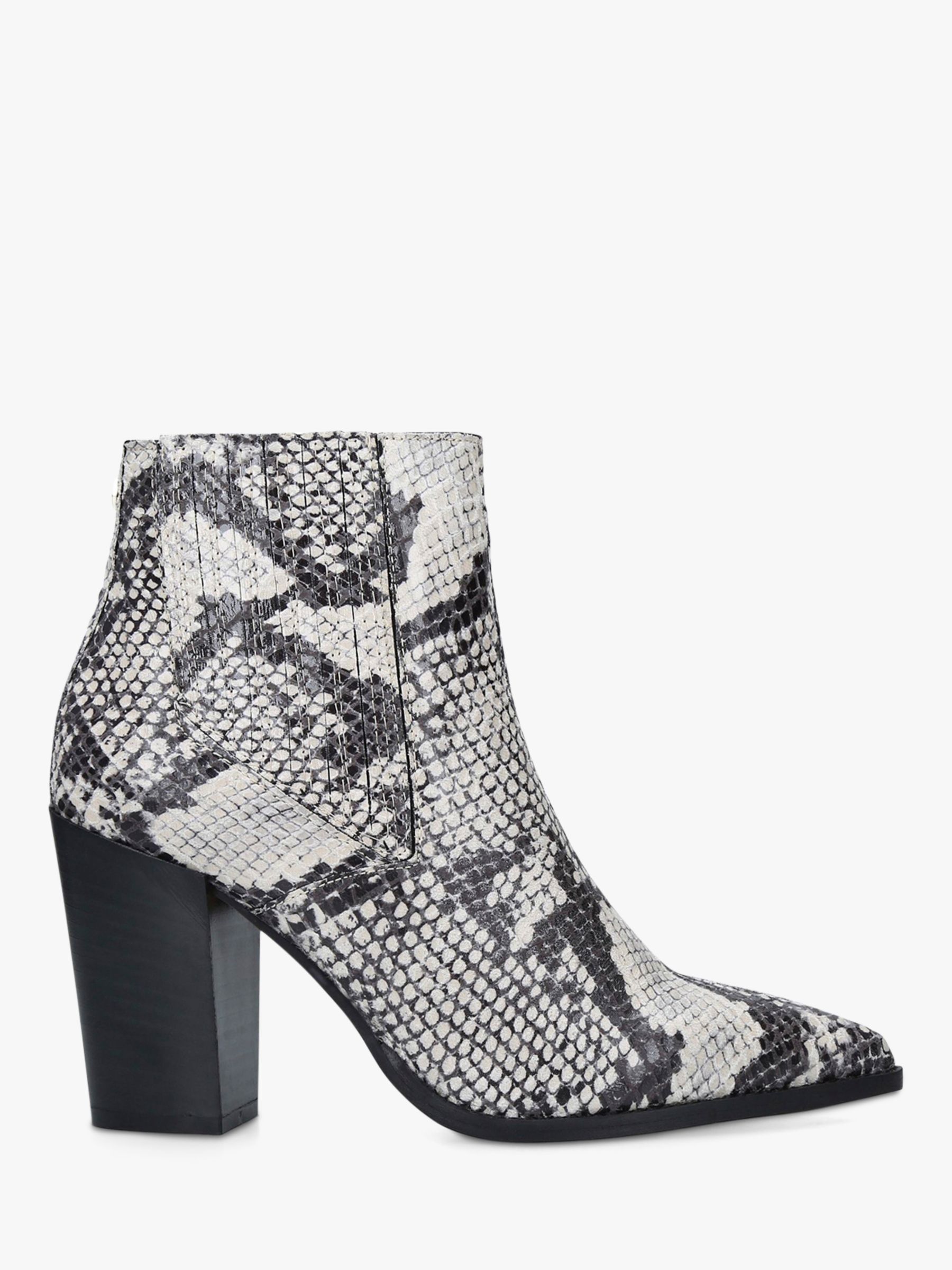 carvela silver ankle boots