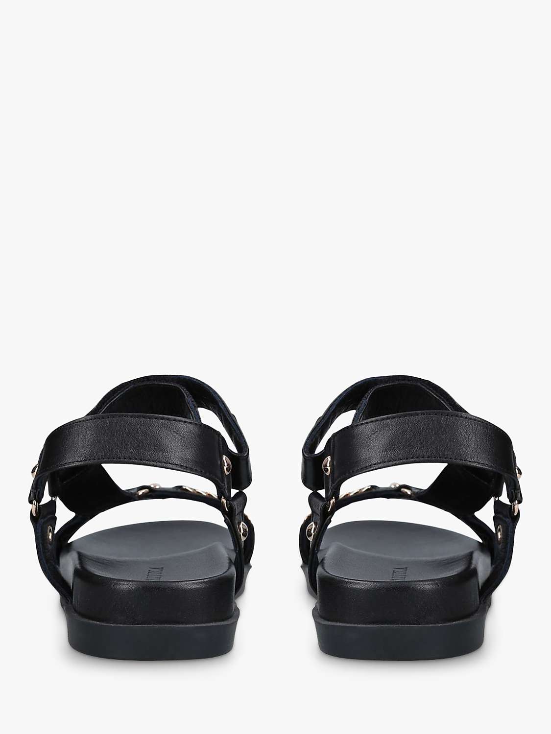 Buy Carvela Kostello Chain Leather Sandals, Black Online at johnlewis.com