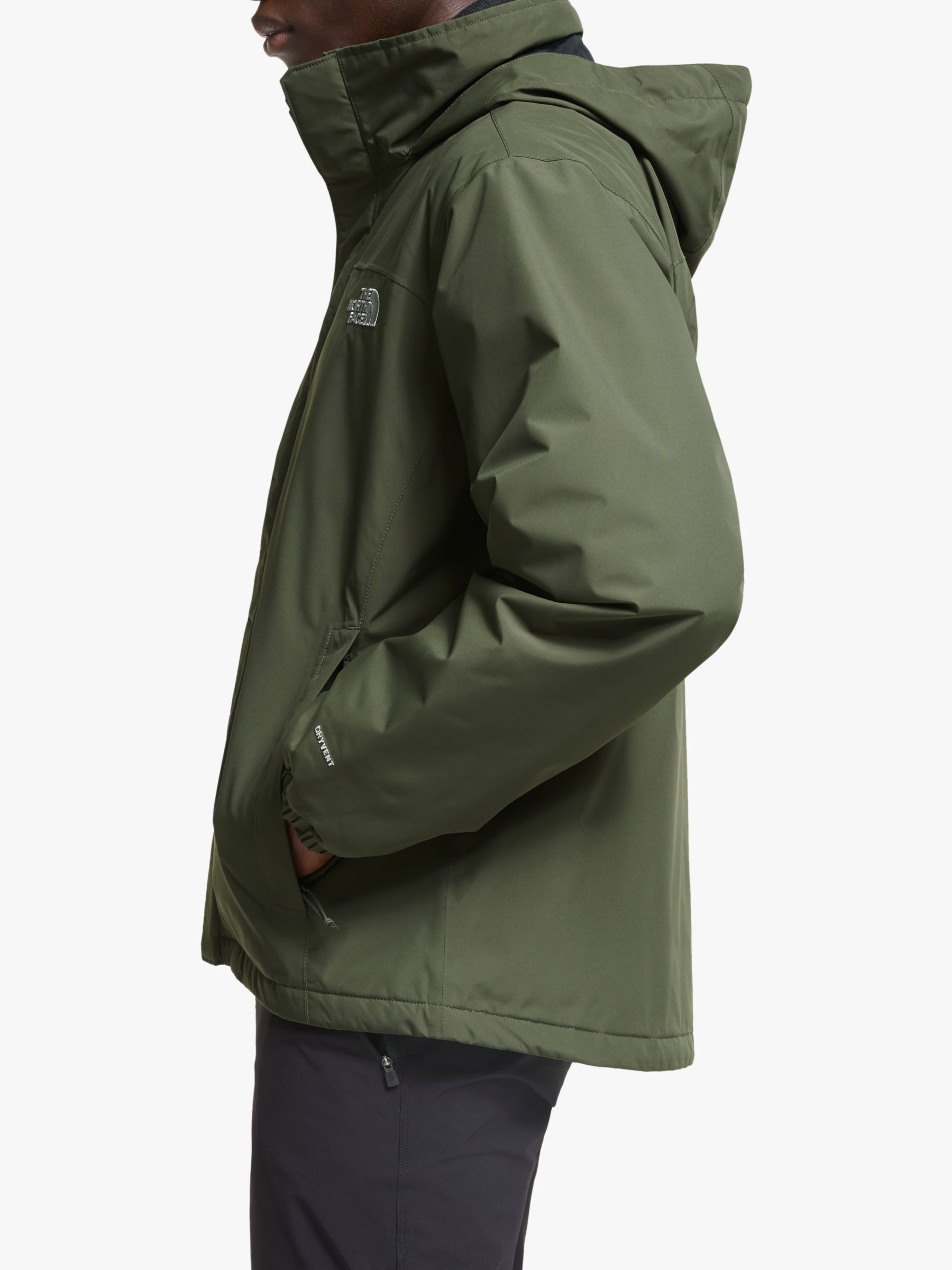 khaki green north face jacket mens