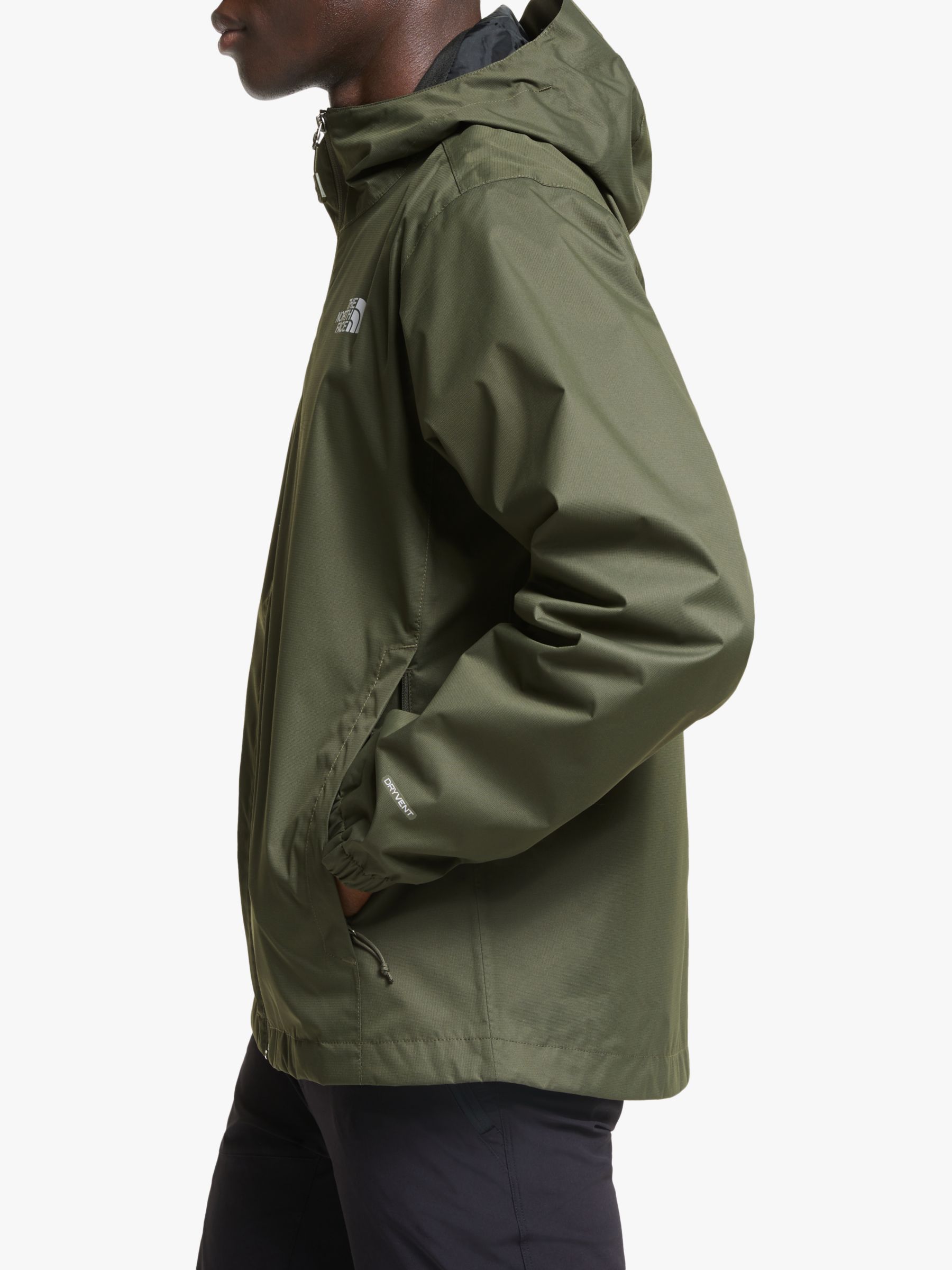 north face waterproof jacket green 