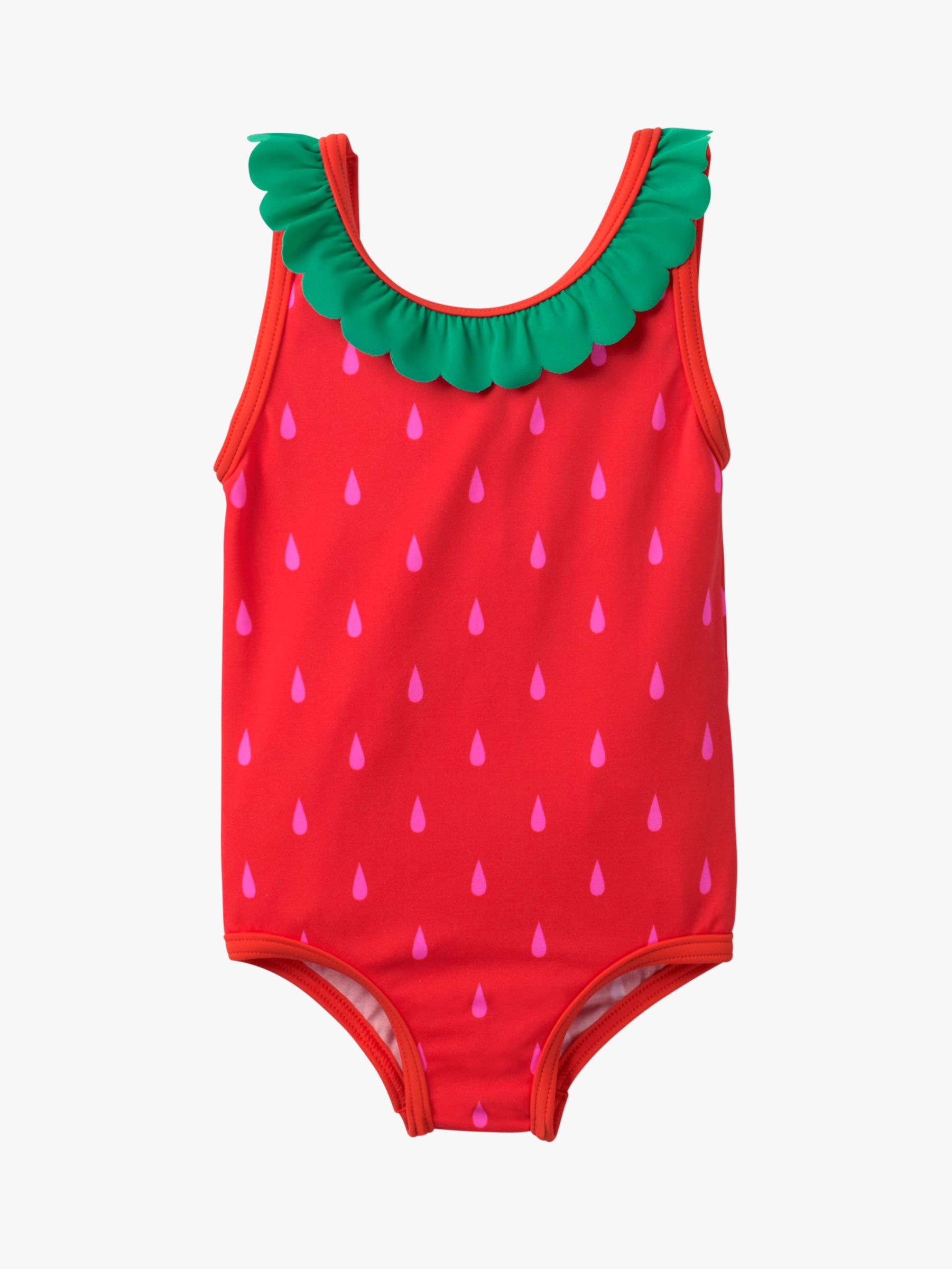 Mini Boden Baby Strawberry Novelty Swimsuit, Multi