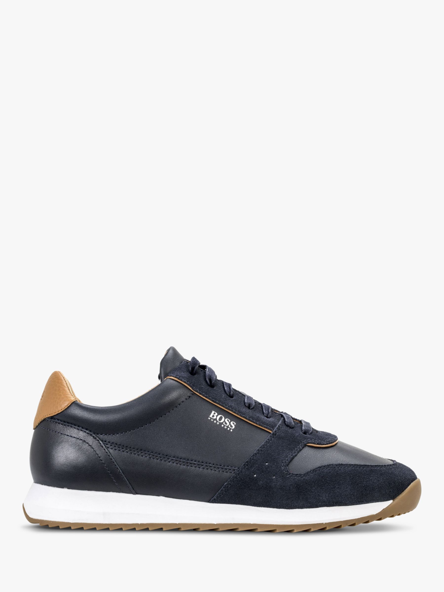 BOSS Sonic Trainers | Navy at John Lewis & Partners